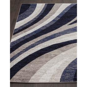 

Прямоугольный ковёр Silver d234, 150x300 см, цвет gray-blue