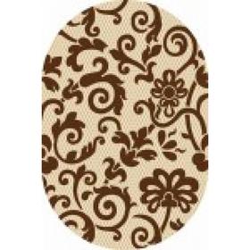 

Овальный ковёр Sunrise 2 v824, 300x400 см, цвет beige
