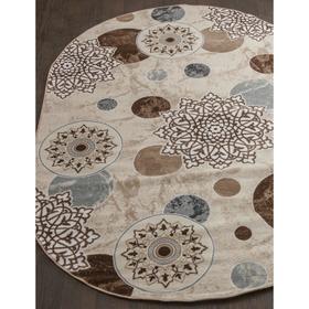

Ковёр овальный Valencia deluxe d309, размер 250x500 см, цвет cream-brown