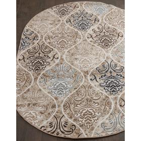

Ковёр овальный Valencia deluxe d310, размер 80x150 см, цвет cream-brown