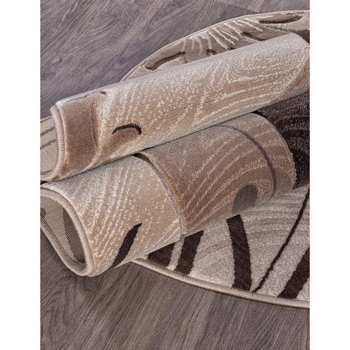 

Ковёр овальный Mega carving 4780, размер 250x400 см, цвет beige