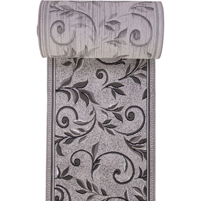 Ковровая дорожка Merinos Silver, размер 80x3000 см, цвет light gray