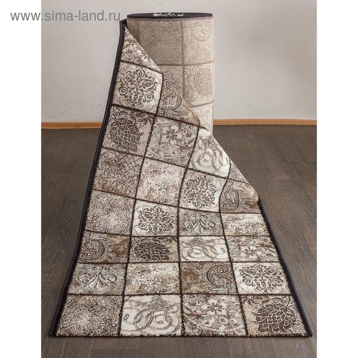 

Ковровая дорожка Merinos Valencia Deluxe, размер 100x2500 см, цвет brown
