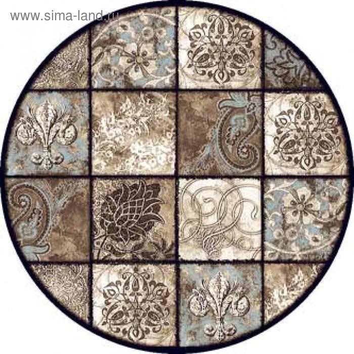 

Ковёр круглый Merinos Valencia Deluxe, размер 200x200 см, цвет brown