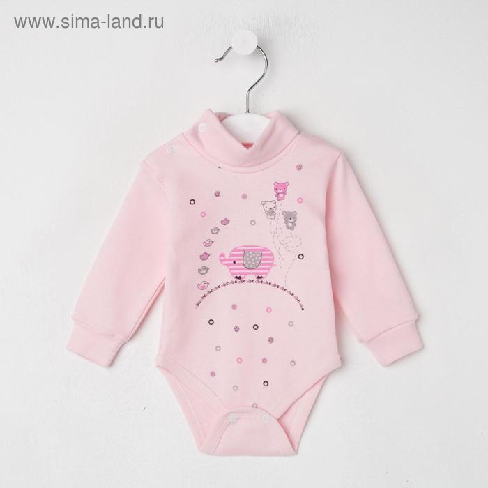 фото Боди-водолазка для девочки, цвет микс, рост 74 см амелли