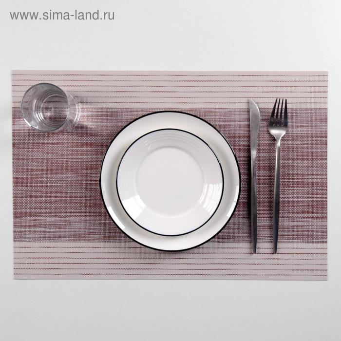 Салфетка сервировочная на стол «Космос», 45×30 см, цвет коричневый салфетка сервировочная на стол грани 45×30 см цвет серебряный