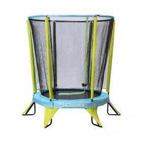 

Батут с сеткой Kindertrampolin Safety 140, цвет салатово-голубой