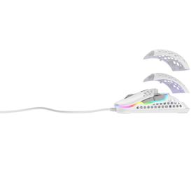 

Мышь Xtrfy M42 RGB, игровая, проводная, оптическая, 16000 dpi, белая
