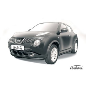 

Защита переднего бампера Arbori d57+d42 двойная черная NISSAN JUKE 2WD 2010-