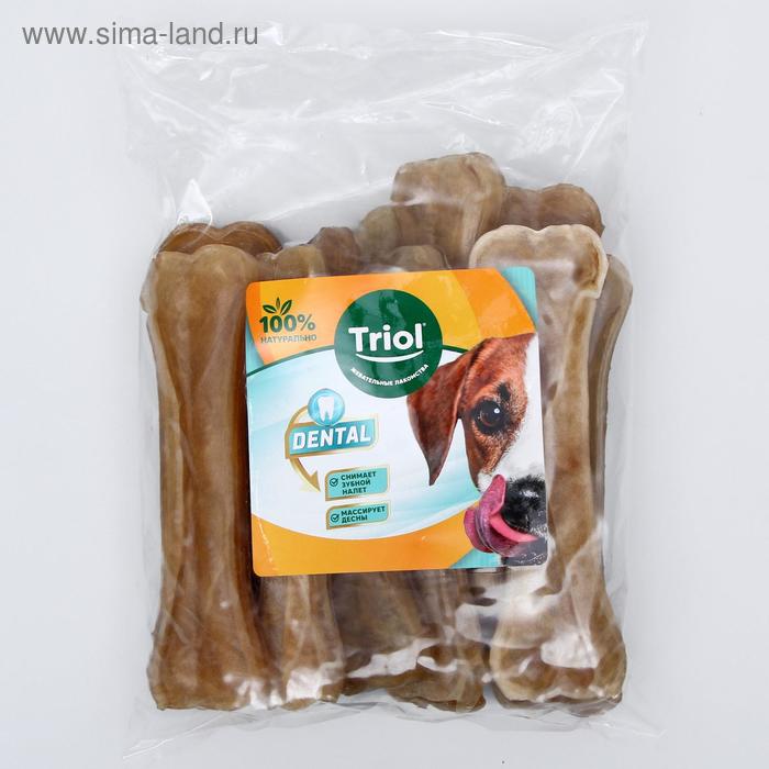 

Косточка жевательная Triol DENTAL, 16 см, 80-85 г, пакет 10 шт