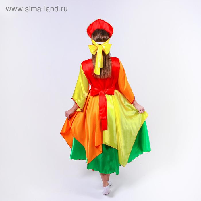 фото Карнавальный костюм «осень», платье, кокошник, р. 50-52 страна карнавалия