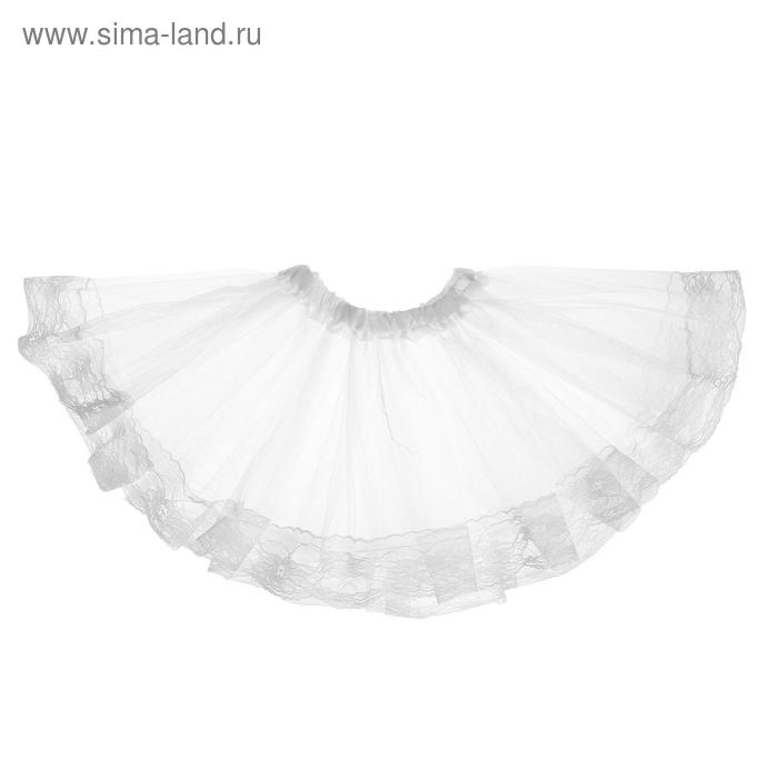 Карнавальная юбка «Ангел», цвет белый