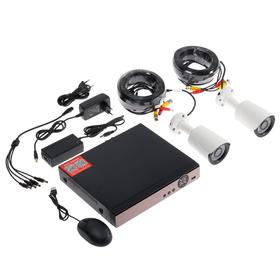 Комплект видеонаблюдения Si-Cam, 2 наружные камеры, 2 Мп, без HHD Ош