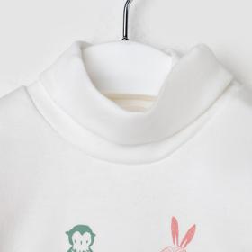 

Боди-водолазка Wooly Wool, цвет молочный, рост 80 см