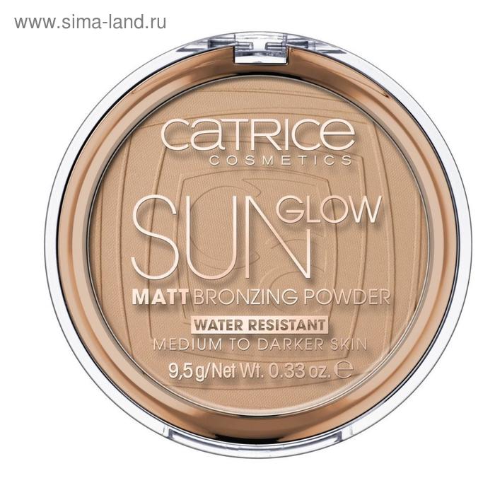 Матирующая пудра Catrice с эффектом загара Sun Glow Matt Bronzing Powder, 035