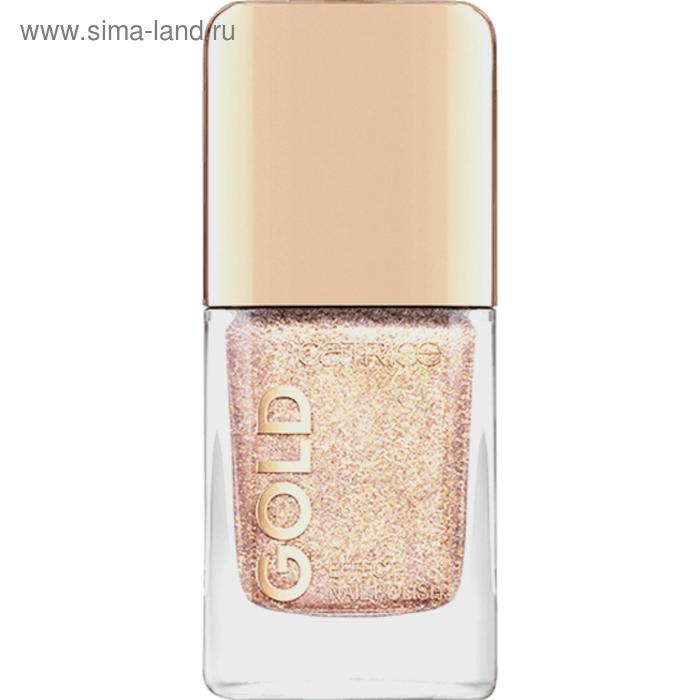 Лак для ногтей Catrice Gold Effect nail polish, тон 04 Secret Adoration золотой