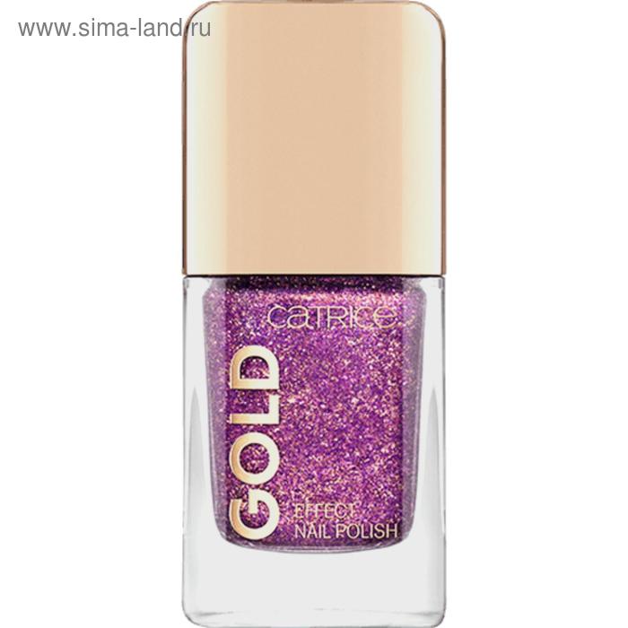 Лак для ногтей Catrice Gold Effect nail polish, тон 06 Splendid Atmosphere фиолетовый