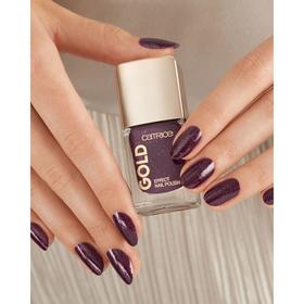

Лак для ногтей Catrice Gold Effect nail polish, тон 07 Lustrous Seduction сливовый