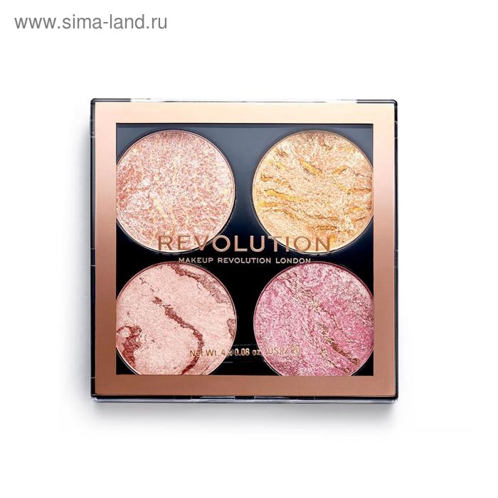 Хайлайтер Revolution Makeup 4 В 1 Cheek Kit, оттенок Fresh Perspective