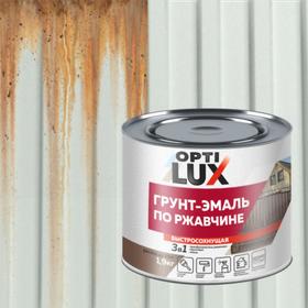 

Грунт-эмаль OPTILUX по ржавчине 3 в 1 белая 1,9кг
