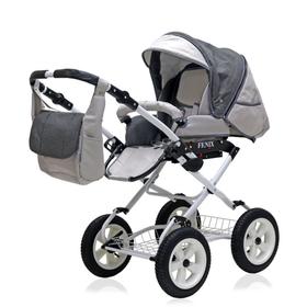 

Коляска Fenix Classic, 2 в 1, цвет серый