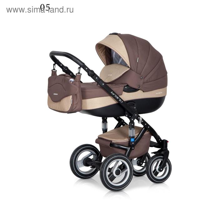 

Коляска Bruno, 2 в 1, цвет бежевый/коричневый
