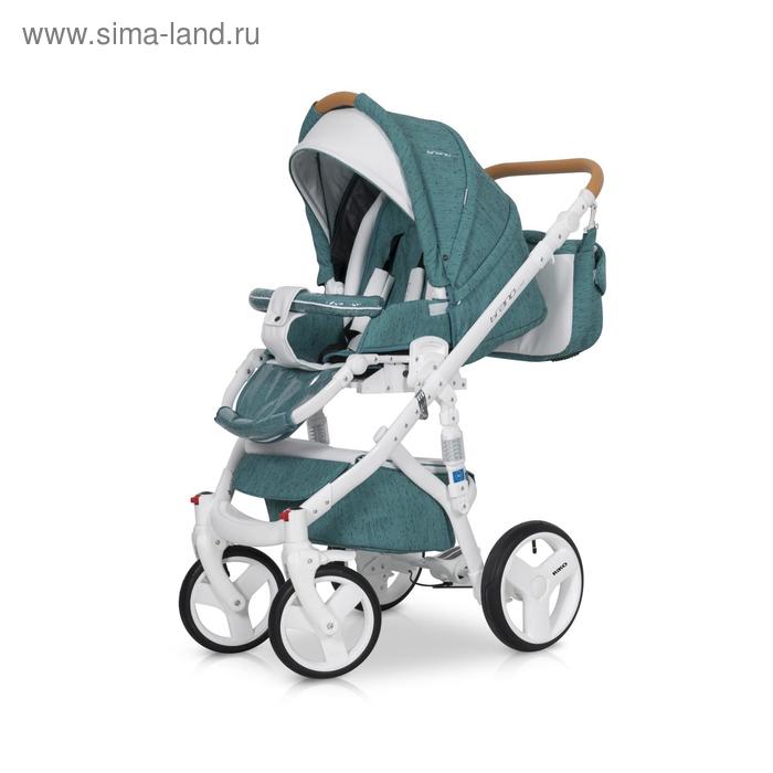 

Коляска Bruno Luxe, 2 в 1, цвет бирюзовый