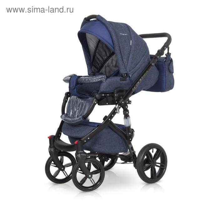 

Коляска Bruno Natural, 2 в 1, цвет синий