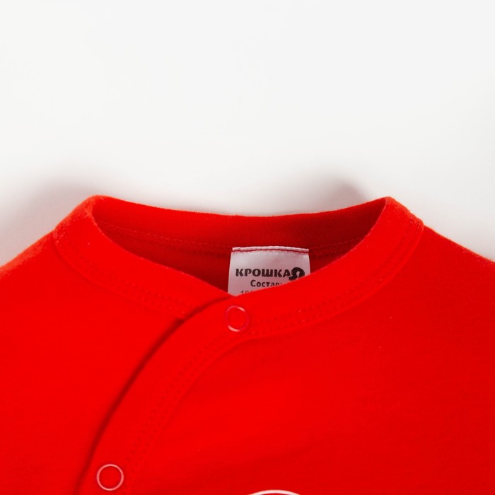 фото Комбинезон крошка я "happy winter", рост 62-68 см, красный