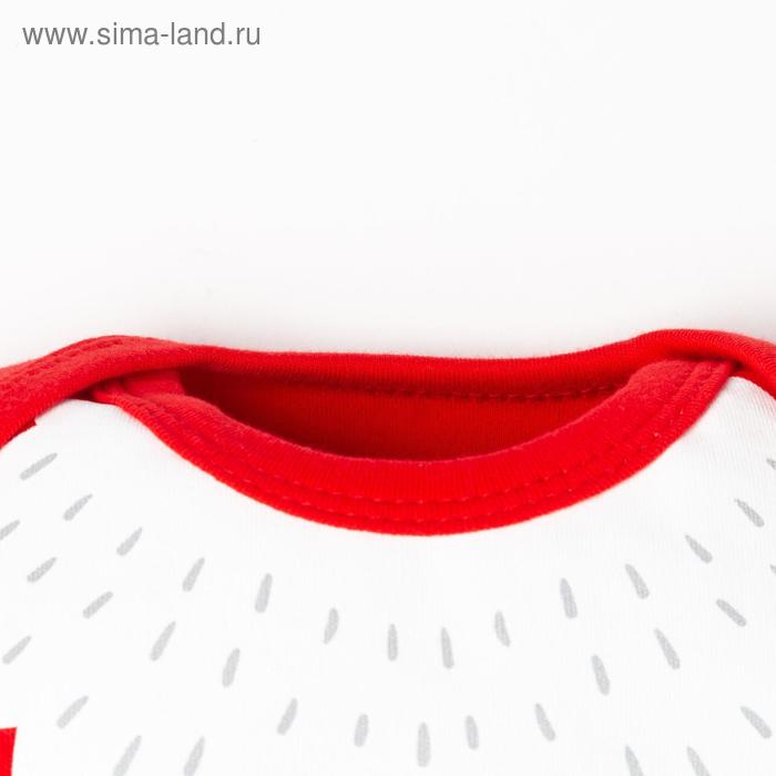 фото Комбинезон крошка я "санта", рост 86-92 см, красный