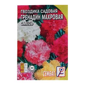 Семена цветов Гвоздика садовая "Гренадин", махровая смесь 0.05 г