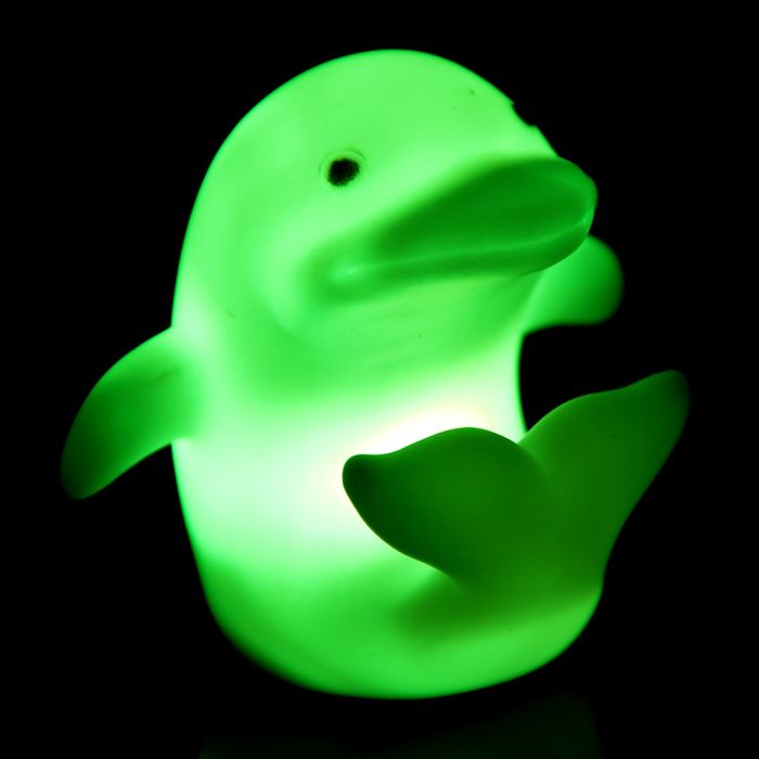 Ночник "Дельфиненок белый"