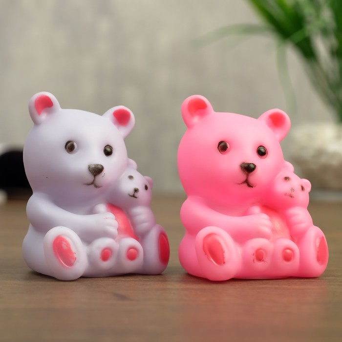 Ночник "Медвежонок с мамой", LED