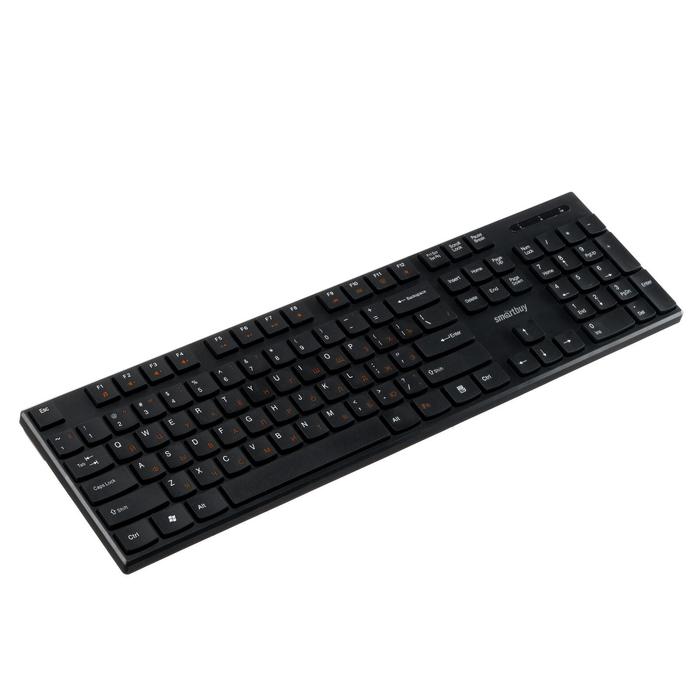 Клавиатура Smartbuy ONE 238, беспроводная, мембранная, 104 клавиши, USB, черная