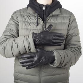 

Перчатки, размер 7,5, подклад флис, цвет чёрный