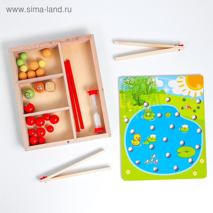 Детский развивающий набор «Разложи шарики» 22 × 18 × 5 см