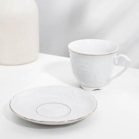 

Кофейный сервиз на 6 персон «Rococo золото»: чашка 170 мл, блюдце d=12,5 см