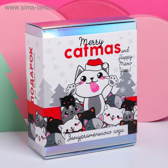 

Подарочный набор с аксессуарами для волос «Merry catmas»