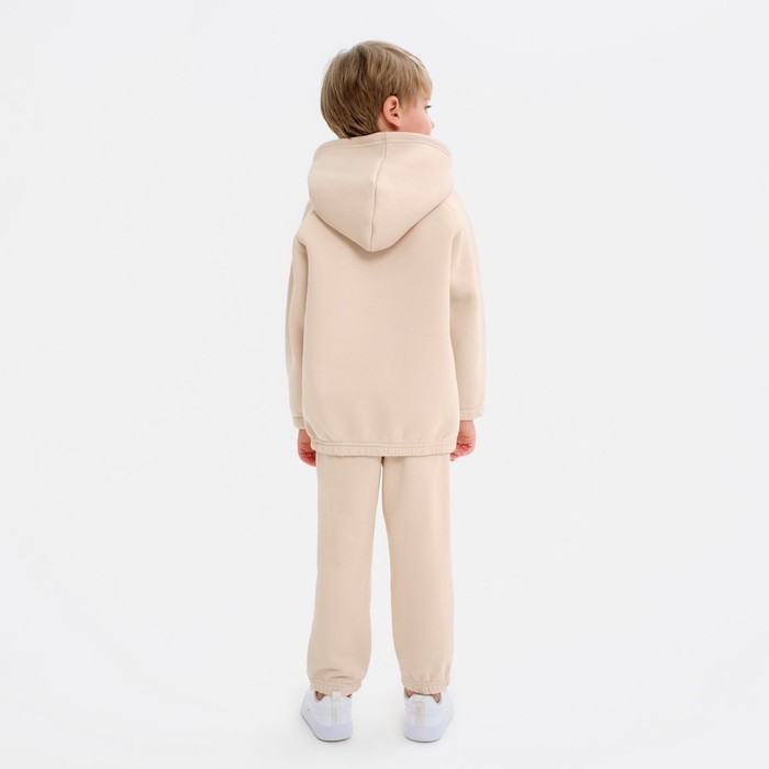 

Худи детское MINAKU: Basic Line KIDS цвет бежевый, рост 140