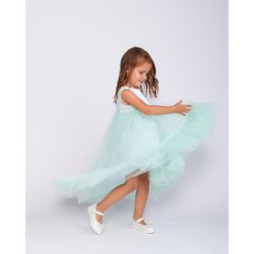 

Платье для девочки MINAKU: Party dress цвет мятный, рост 110