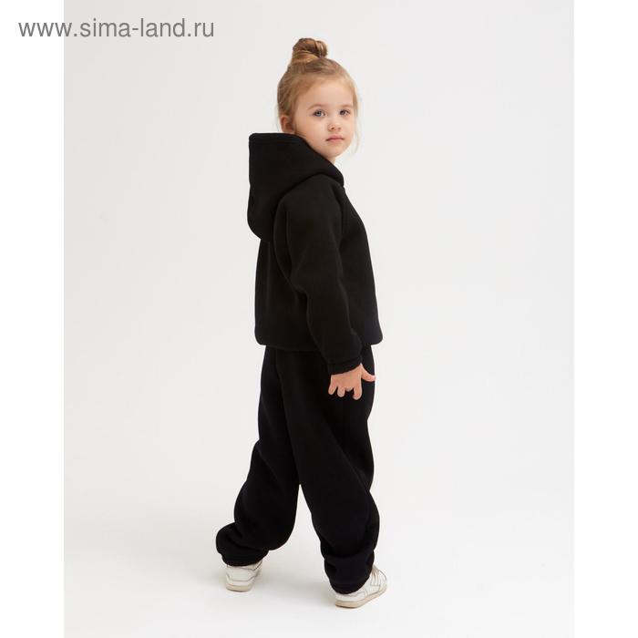 фото Брюки детские minaku: basic line kids, цвет чёрный, рост 104