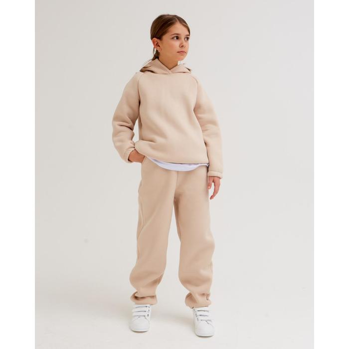 

Брюки детские MINAKU: Basic Line KIDS, цвет бежевый, рост 128