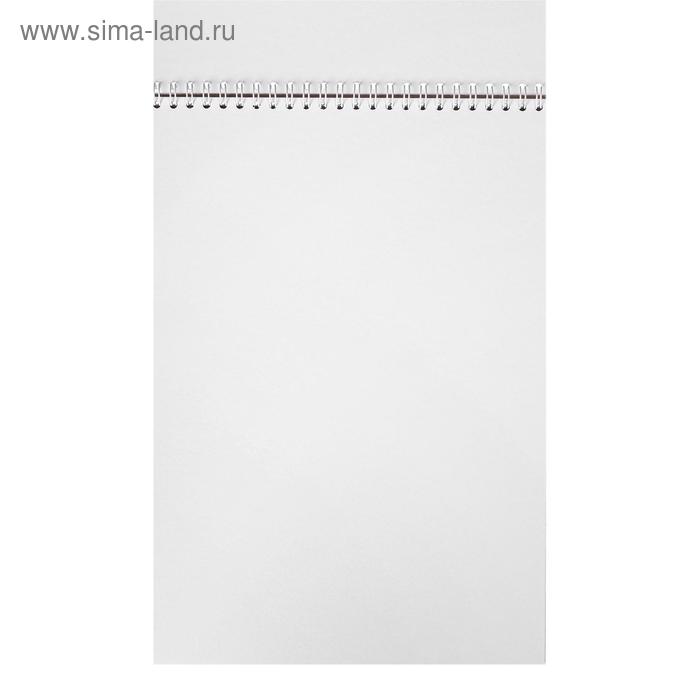 фото Блокнот для зарисовок а4, 20 листов на гребне sketchbook aquarelle lux, жёсткая подложка, блок акварельная бумага 200 г/м2 (качество люкс) полином