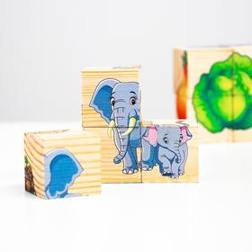 

Большой набор кубиков. Пазлы на кубиках 3 (12 кубиков)