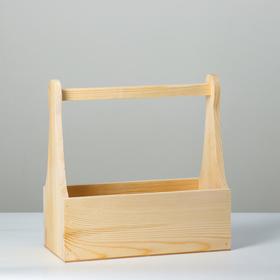 

Кашпо деревянное 30×14×30 см, фигурное