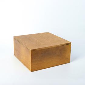 

Кашпо деревянное 19×19×10 см, брашированное