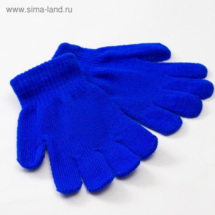 Перчатки детские MINAKU Однотонные,цв. синий, р-р 15 (6-8 лет) перчатки детские цвет красный синий размер 15 6 7 лет