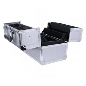 

Бьюти кейс для косметики CWB 8316, цвет серебро