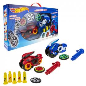 

Машина Spin Racer. Deluxe Set, 16 см 2 пуск.мех + 3 диска, с аксес