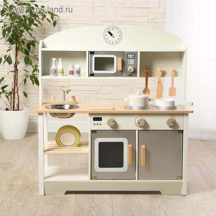 фото Игровой деревянный набор "кухонька" 68х26х72 см